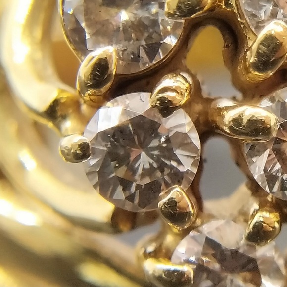 18k Diamond Ring yellow gold - Picture 14 of 14